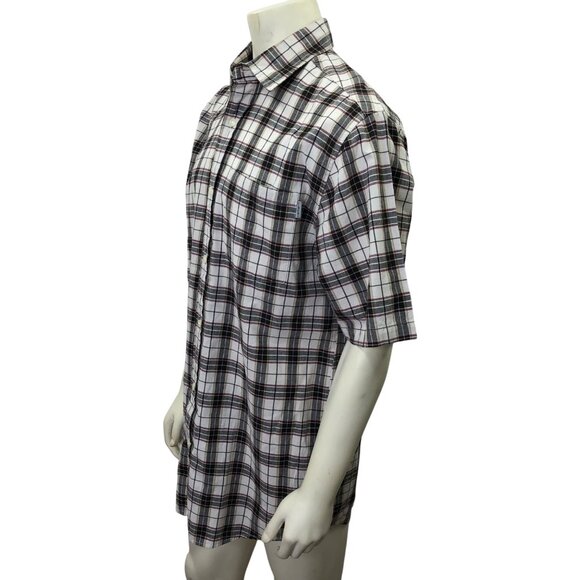 Carhartt Mens Plaid Short Sleeve Button-Up Shirt Size M 100% Cotton - Picture 3 of 9